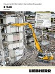 Техническое описание R 940 Demolition Litronic